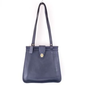 Vintage Coach Weston Shopper Bag Dark Blue